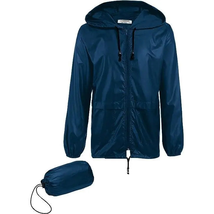 🔥Black Friday Deal|Men's Packable Jacket Outdoor Waterproof Hooded Lightweight Classic Cycling Raincoat