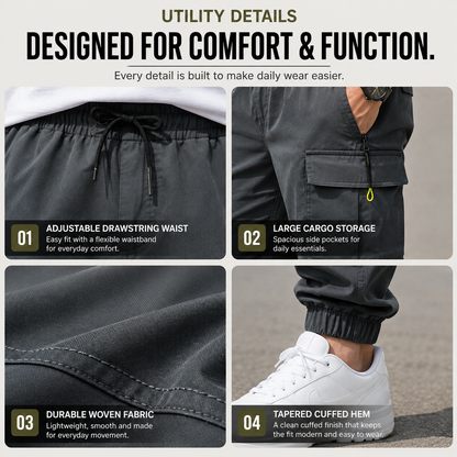 🔥 BESTSELLER | 8PCS $26.99 | Men's Multi-Pocket Cargo Jogger Pants