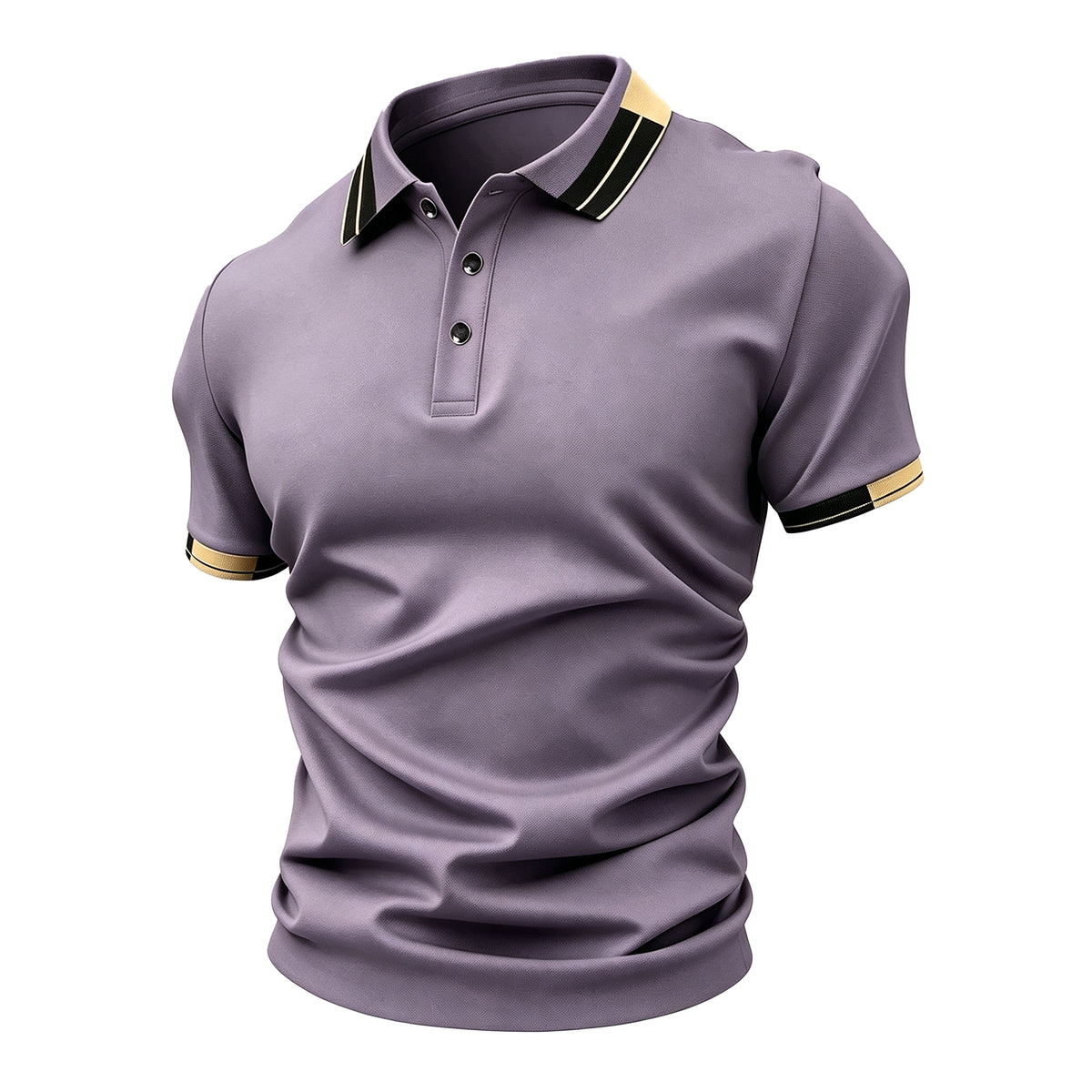 Men’s  Polo Shirt – Breathable Casual Stretch Fit Top