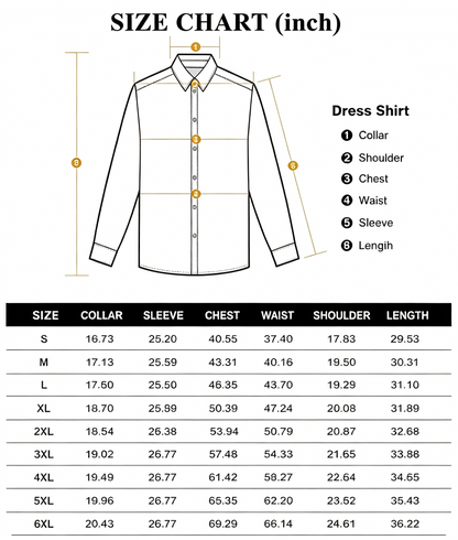 16-Way Stretch Slim Fit Long Sleeve Button Down Business Casual Shirts Wrinkle Free Traveler Shirts