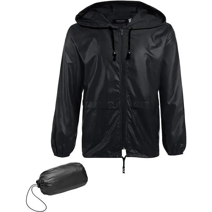 🔥Black Friday Deal｜Men's Packable Jacket Outdoor Waterproof Hooded Lightweight Classic Cycling Raincoat