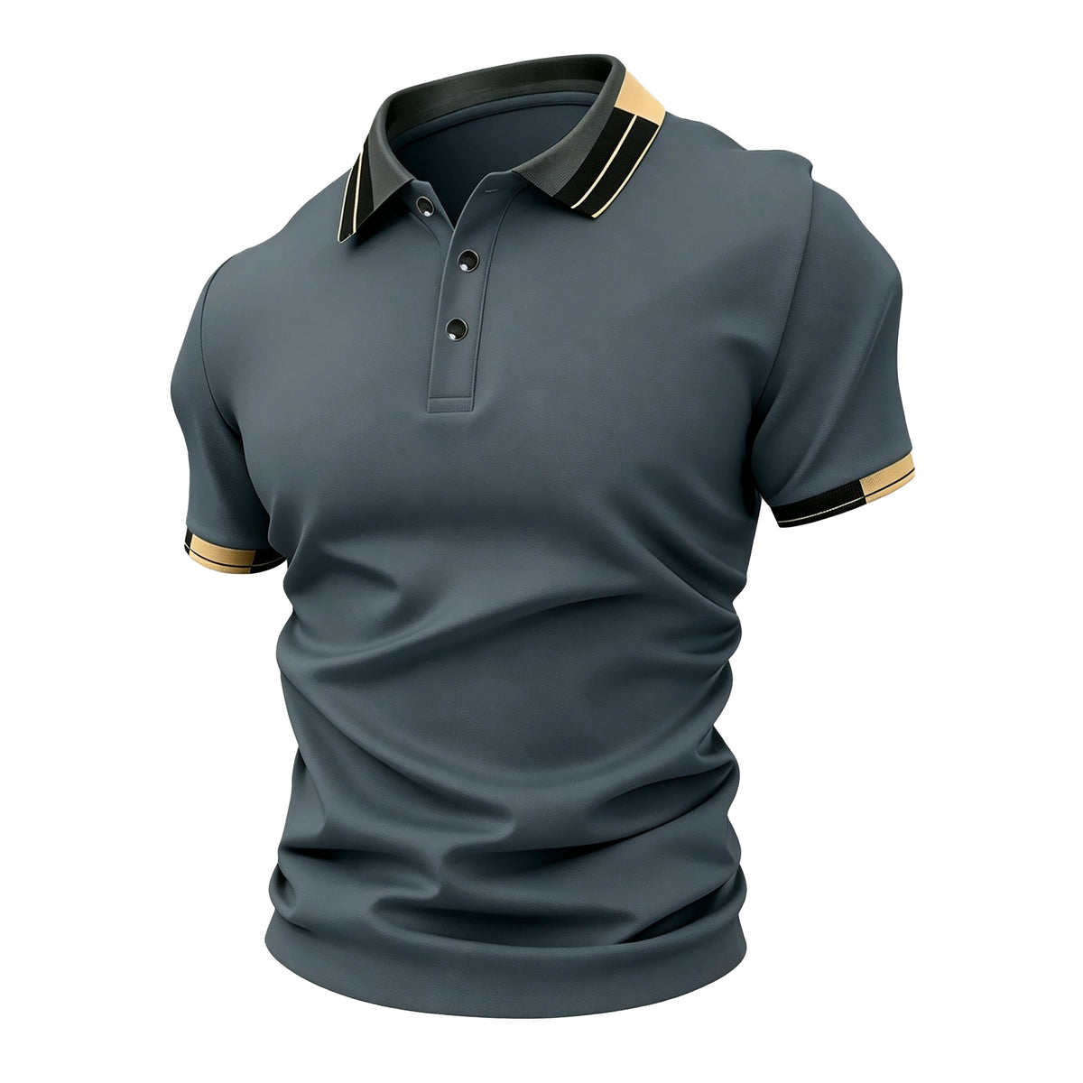 Men’s  Polo Shirt – Breathable Casual Stretch Fit Top