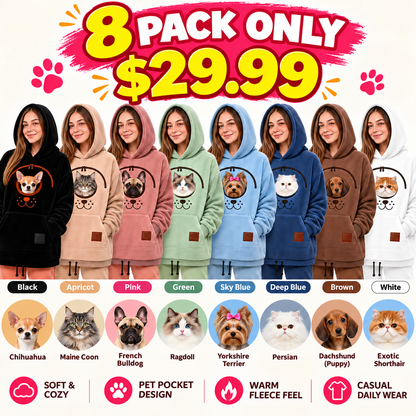 Halloween Sale 💥Pet Carrier Sweatshirt with Front Pocket