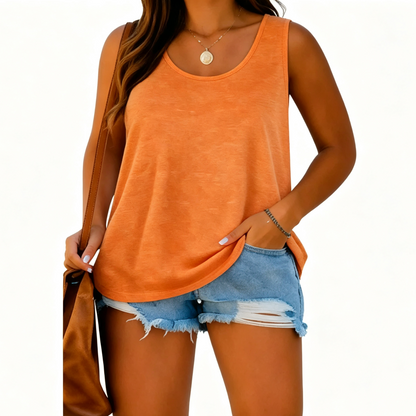 🔥SUMMER MEGA SALE🔥Tank Tops for Women Summer Sleeveless Scoop Neck T-Shirts