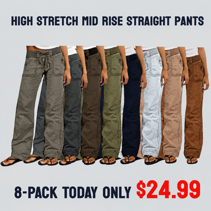 ⚡FINAL SALE⚡- women-s-high-stretch-mid-rise-straight-pants