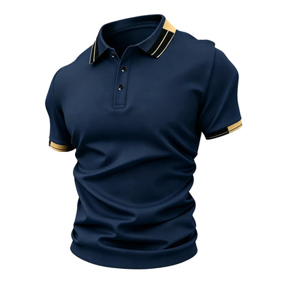 Men’s  Polo Shirt – Breathable Casual Stretch Fit Top