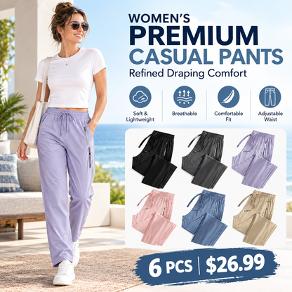 💖LAST DAY SALE 65% OFF💖🎁Unisex Ultra Soft Stretch Perfect Drape Casual Pants