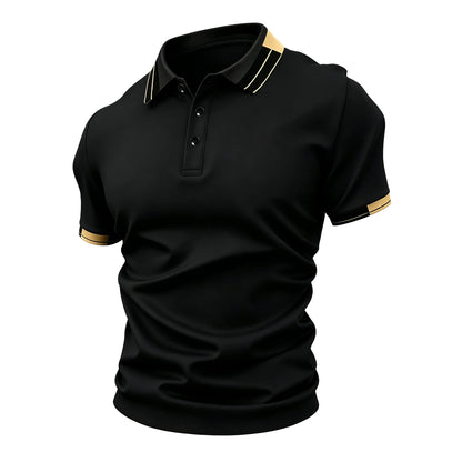 Men’s  Polo Shirt – Breathable Casual Stretch Fit Top