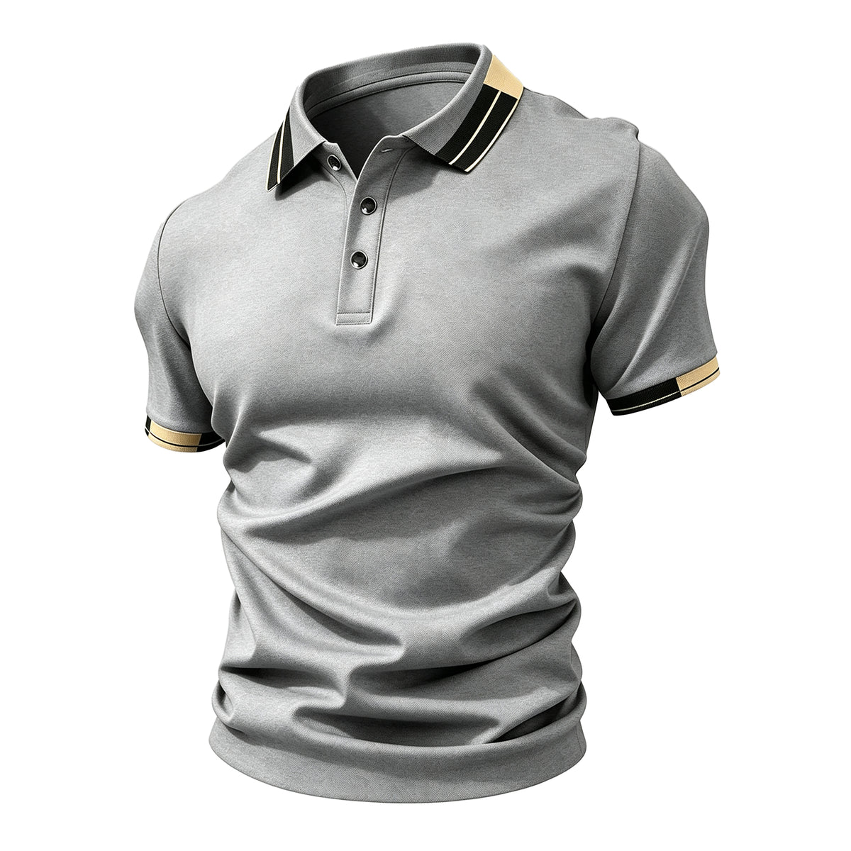 Men’s  Polo Shirt – Breathable Casual Stretch Fit Top