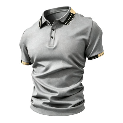 Men’s  Polo Shirt – Breathable Casual Stretch Fit Top