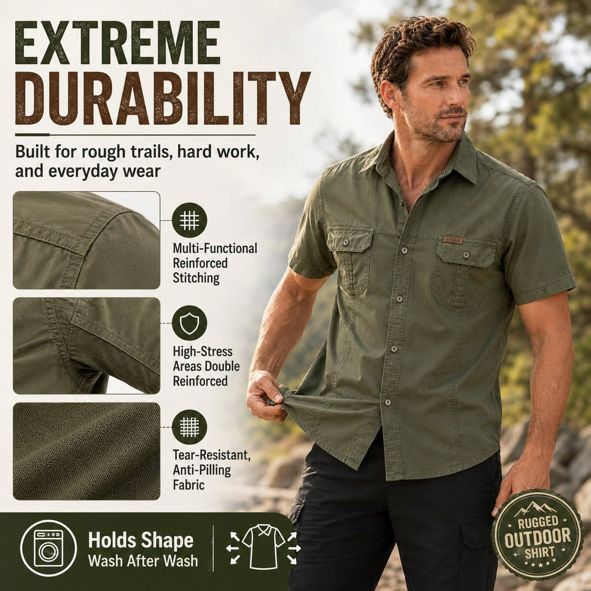 🔥 BEST SELLER | 8 PACK $24.95 | Lightweight Outdoor Shirt