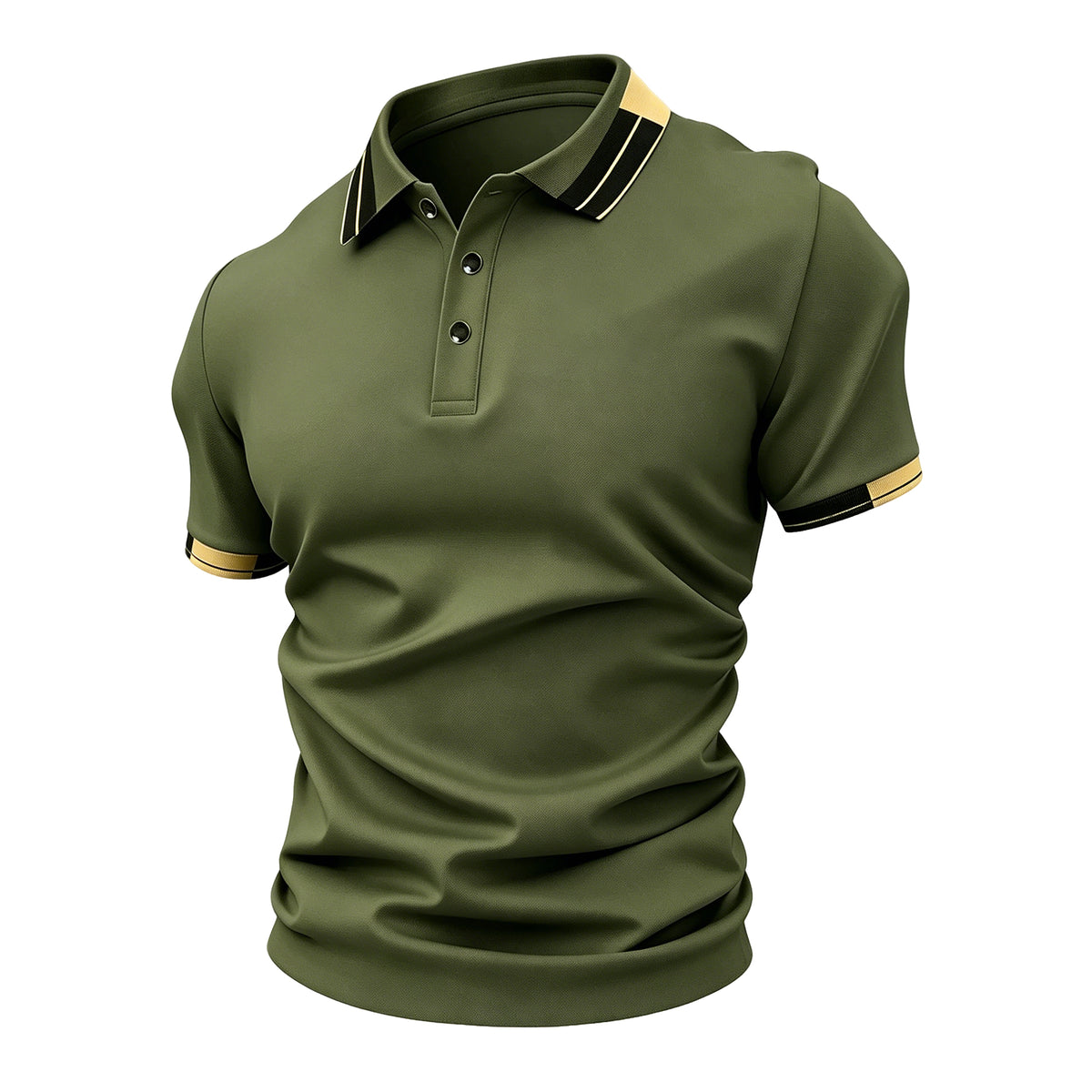 Men’s  Polo Shirt – Breathable Casual Stretch Fit Top