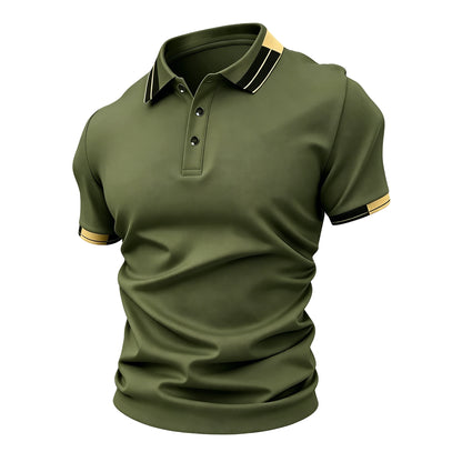 Men’s  Polo Shirt – Breathable Casual Stretch Fit Top