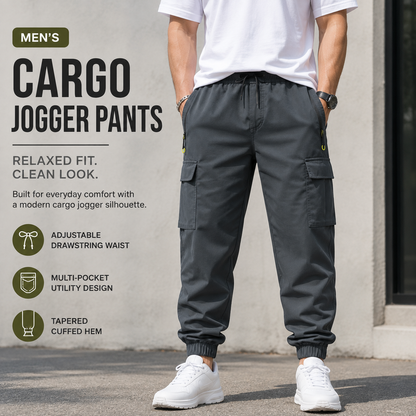 🔥 BESTSELLER | 8PCS $26.99 | Men's Multi-Pocket Cargo Jogger Pants