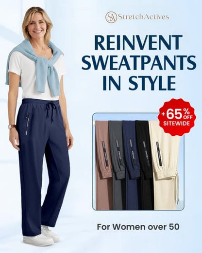 💖LAST DAY SALE 65% OFF💖🎁Unisex Ultra Soft Stretch Perfect Drape Casual Pants