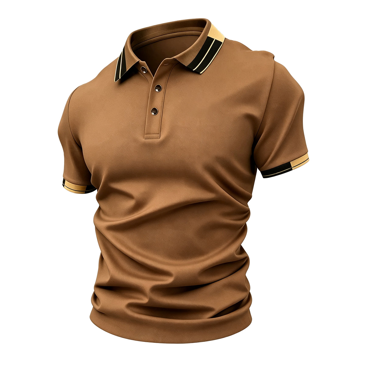 Men’s  Polo Shirt – Breathable Casual Stretch Fit Top