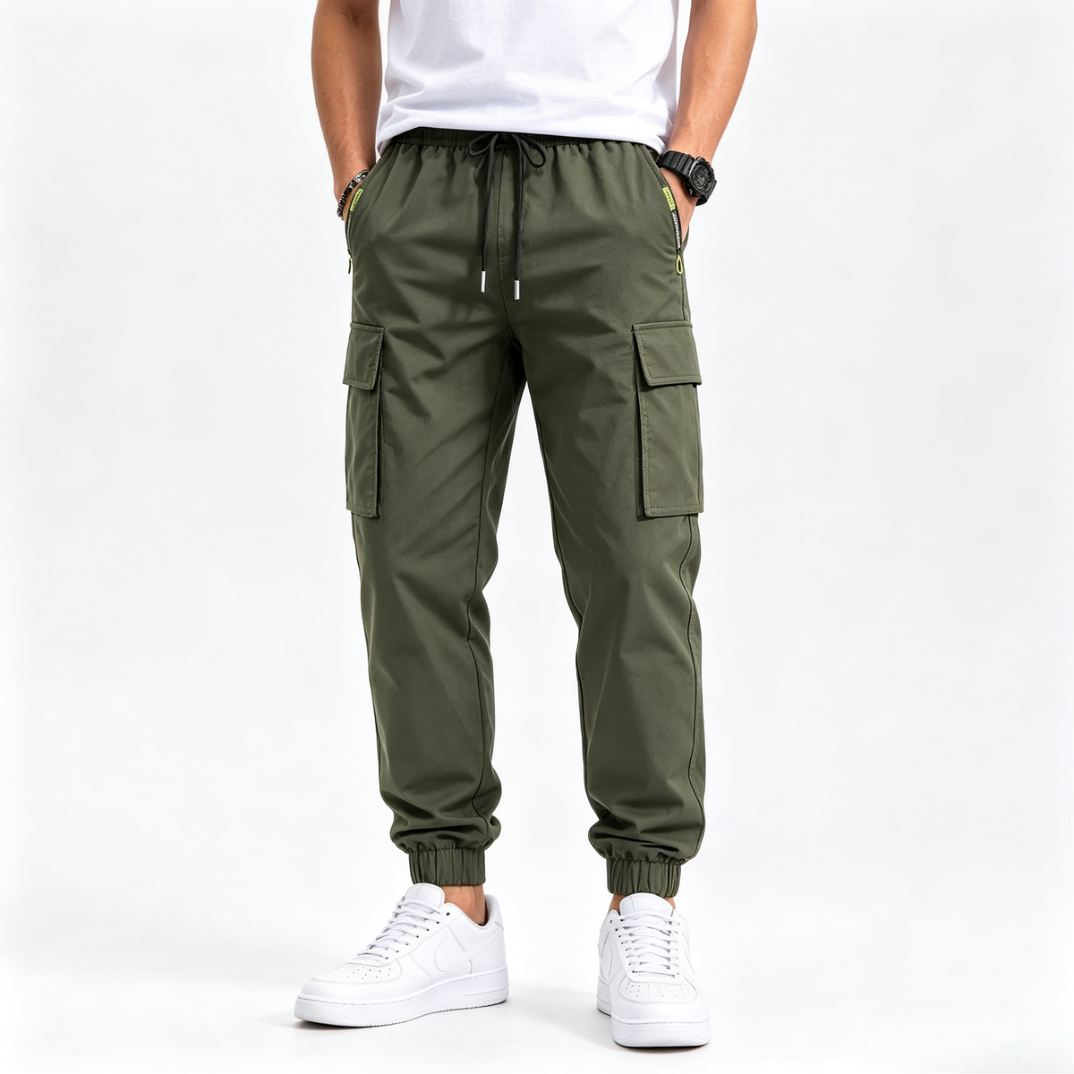 🔥 BESTSELLER | 8PCS $26.99 | Men's Multi-Pocket Cargo Jogger Pants