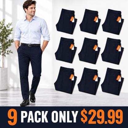 👍🔥Limited-Time Promotion-Stretch Dress Pants No Iron Golf Pants