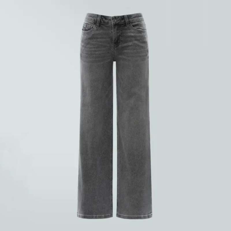 【LAST DAY SALE】Rise Baggy Stretchy Wide Leg Jeans