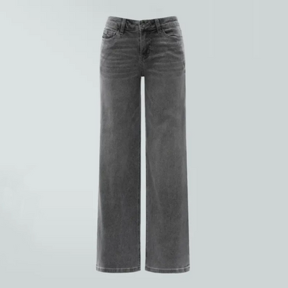 【LAST DAY SALE】Rise Baggy Stretchy Wide Leg Jeans