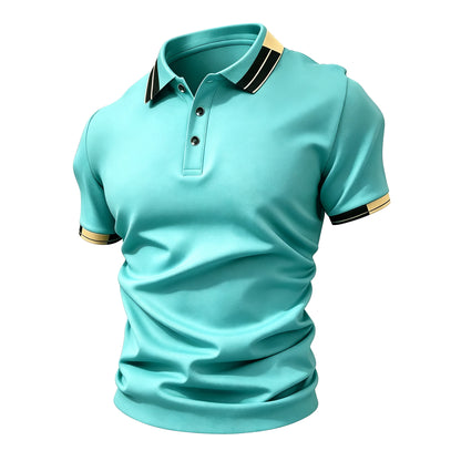 Men’s  Polo Shirt – Breathable Casual Stretch Fit Top