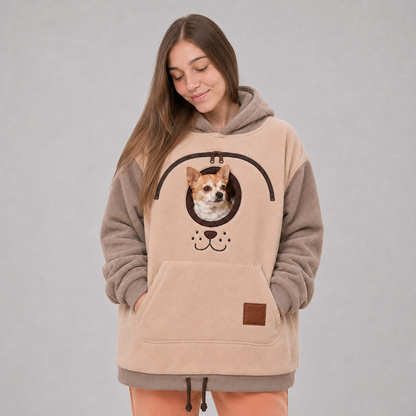 Halloween Sale 💥Pet Carrier Sweatshirt with Front Pocket