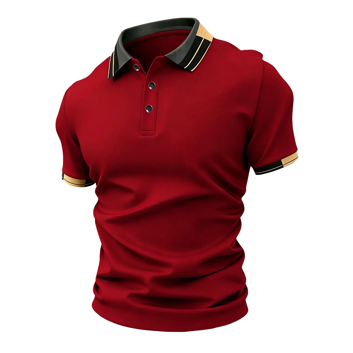 Men’s  Polo Shirt – Breathable Casual Stretch Fit Top