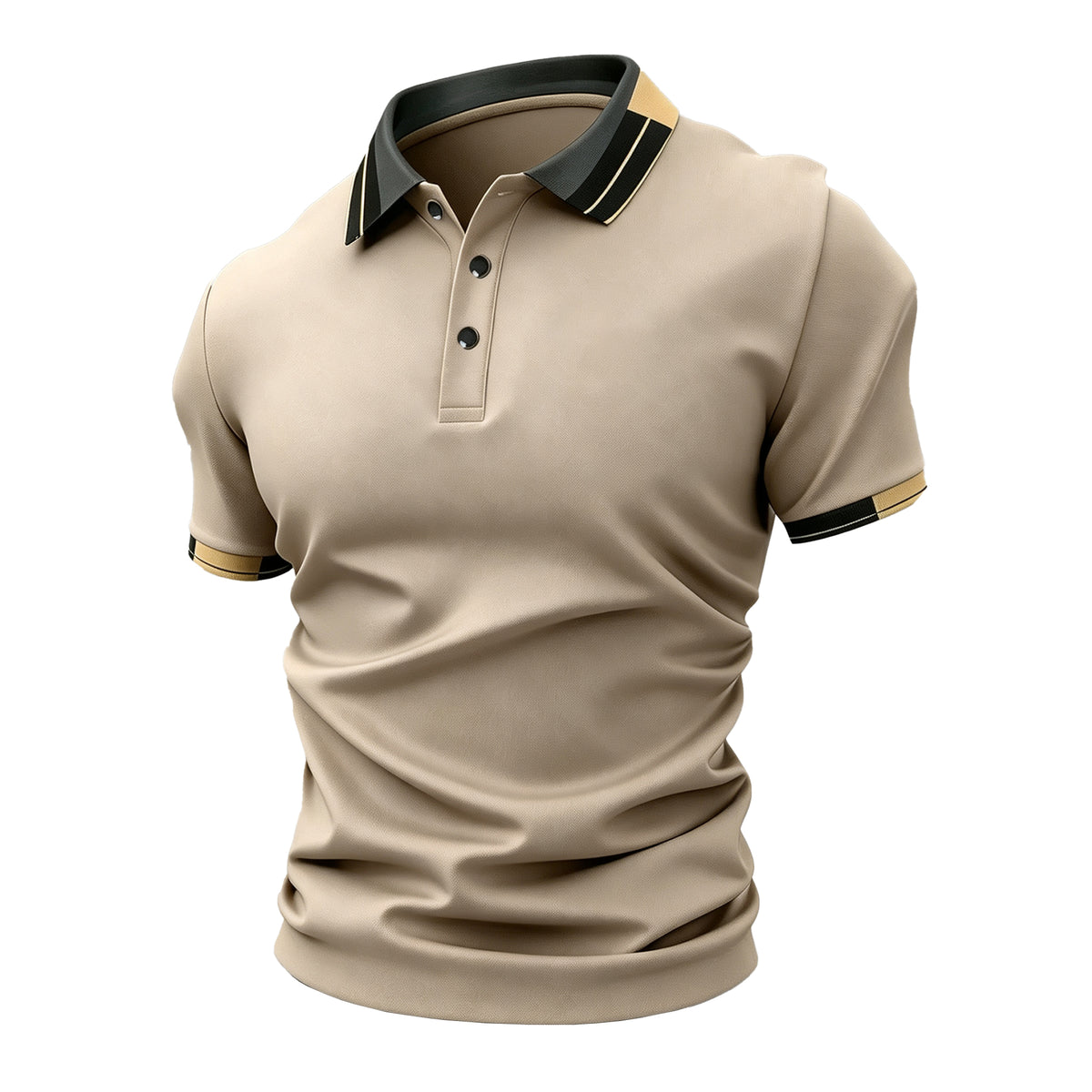 Men’s  Polo Shirt – Breathable Casual Stretch Fit Top