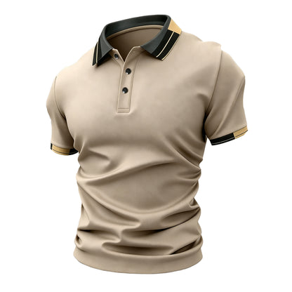 Men’s  Polo Shirt – Breathable Casual Stretch Fit Top