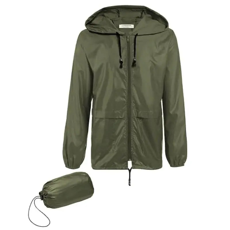🔥Black Friday Deal｜Men's Packable Jacket Outdoor Waterproof Hooded Lightweight Classic Cycling Raincoat