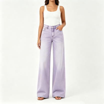 【LAST DAY SALE】Rise Baggy Stretchy Wide Leg Jeans