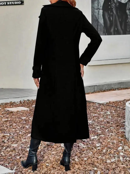 🔥Off-season special offer 🔥Women's Solid Double-Breasted Wool Coat