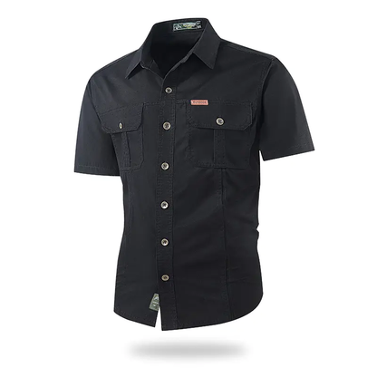 Men's work shirt short sleeve