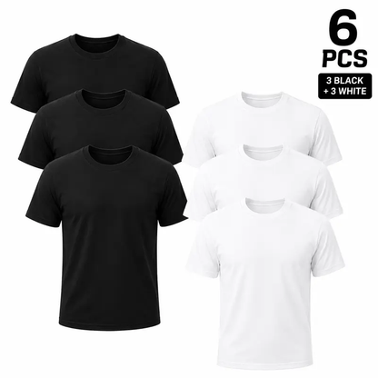 ❤️DEALS FOR YOU❤️12-Pack $24.99 The more you buy,the lower the price. Stock up Men's Black Crew Neck T-Shirt,Short Sleeve